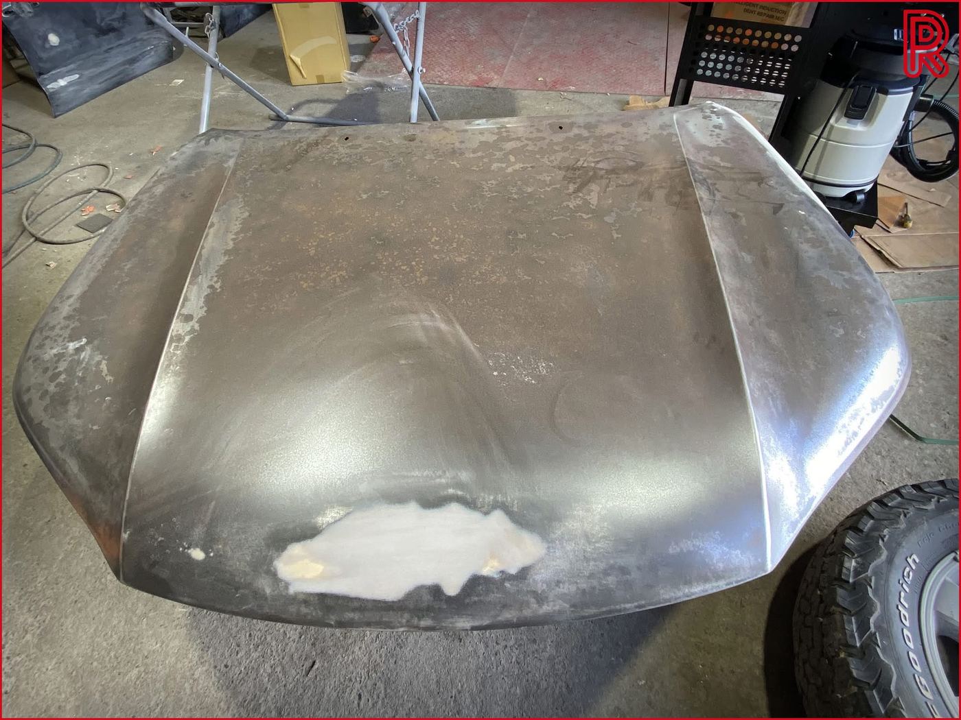 Bonnet Restoration before