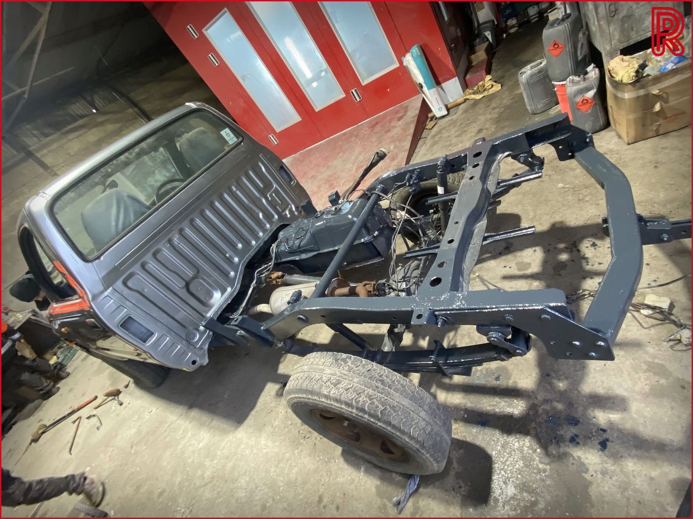 Finished underbody after undersealing